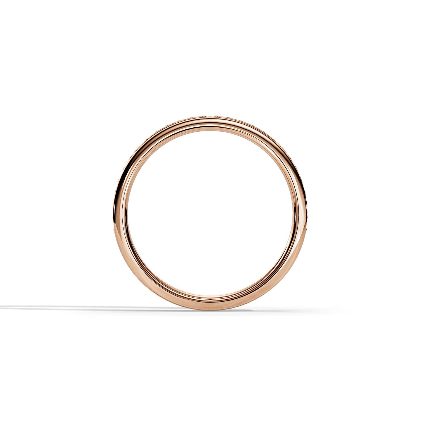 0.20 TCW Round Eternity Moissanite Wedding Band