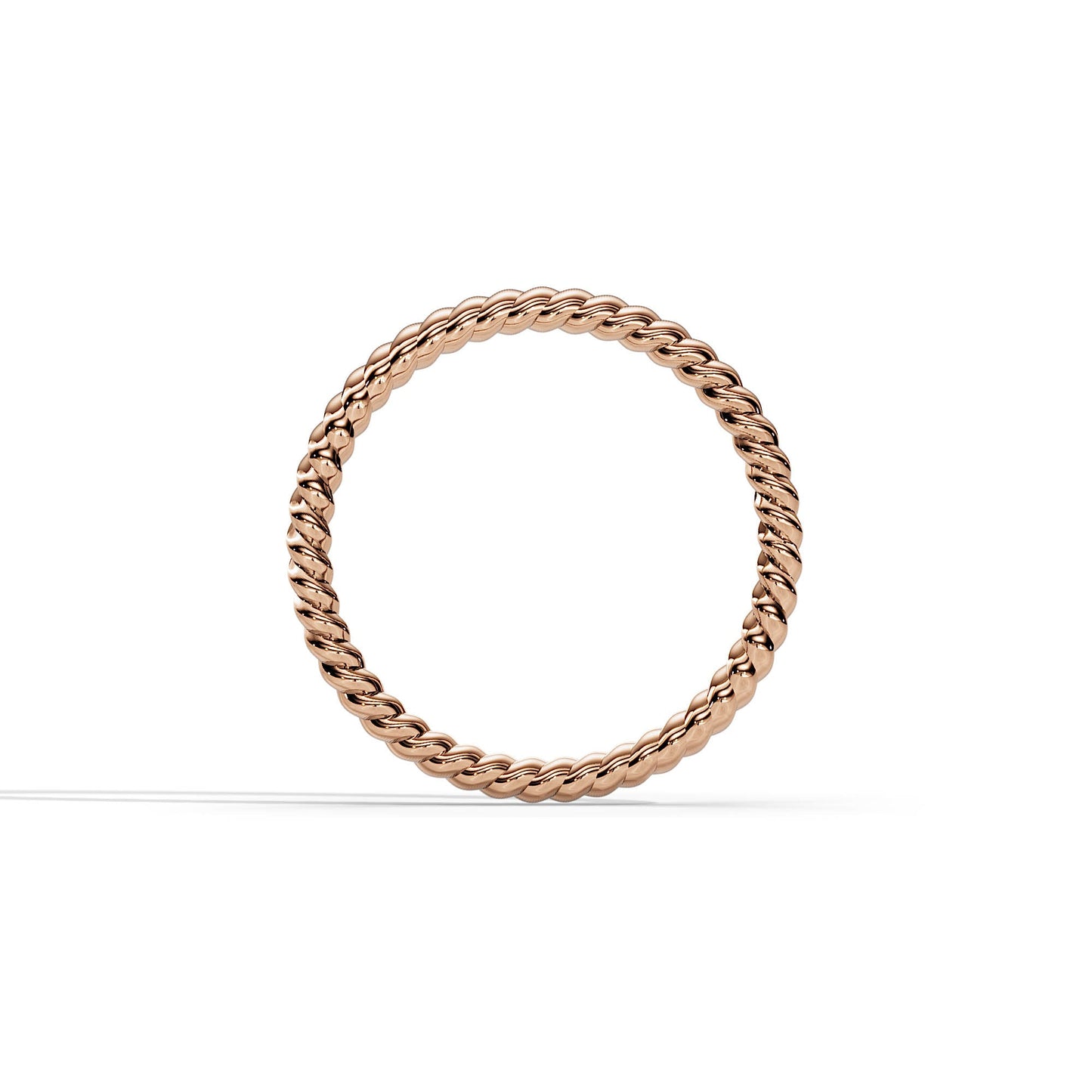 Twisted Plain Wedding Band