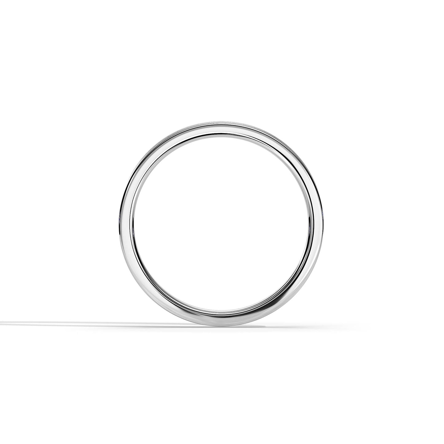 0.16 TCW Round Half Eternity Wedding Band