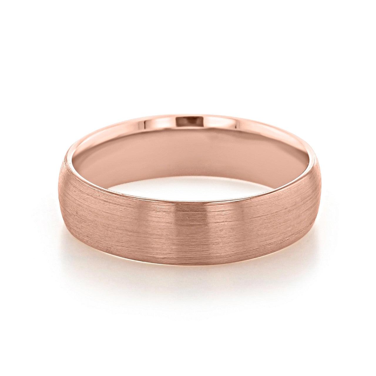 Brushed Finish Classic Men's Wedding Band - farrellouise