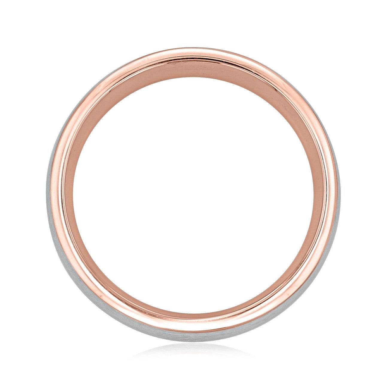 Brushed Finish Classic Wedding Band For Men - farrellouise