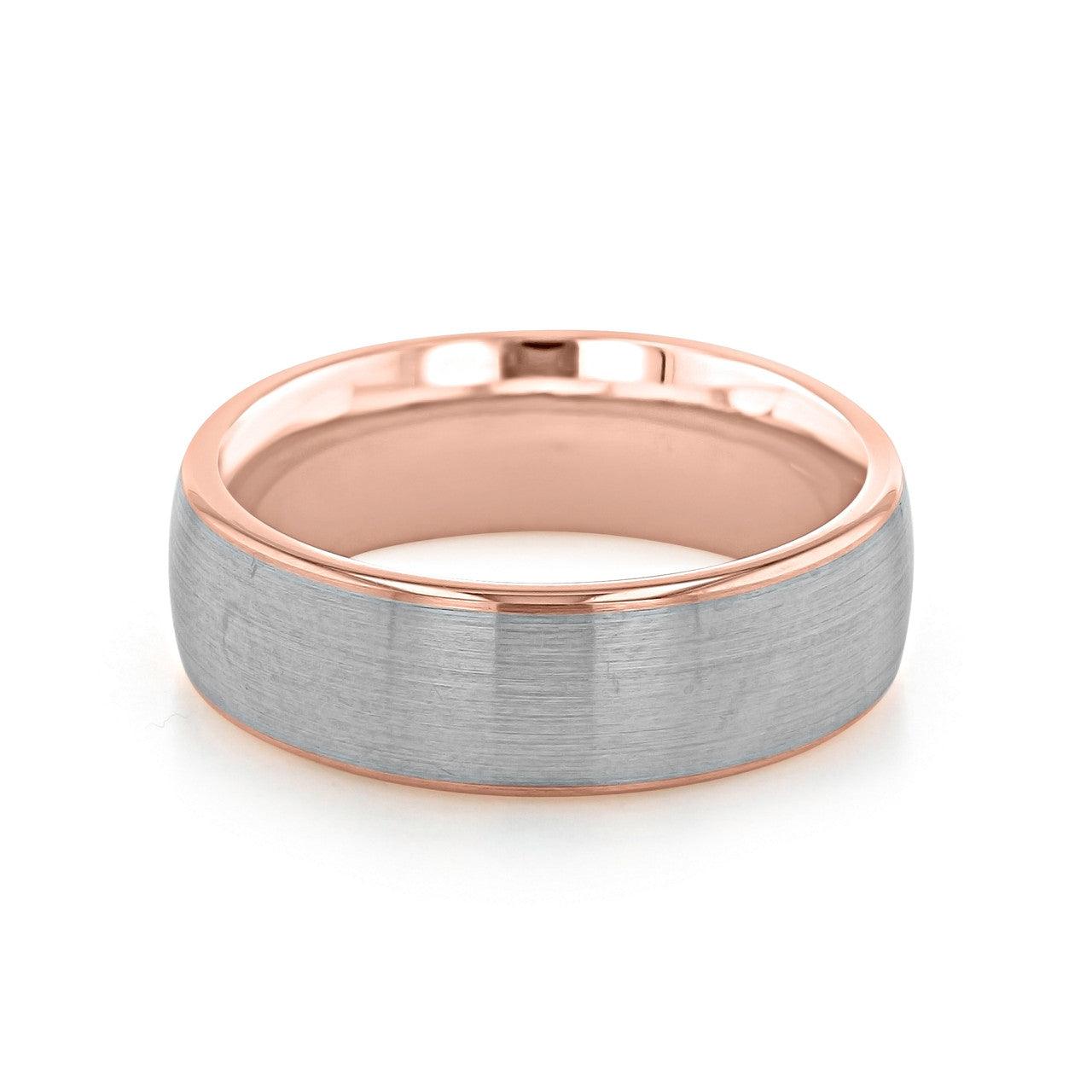 Brushed Finish Classic Wedding Band For Men - farrellouise