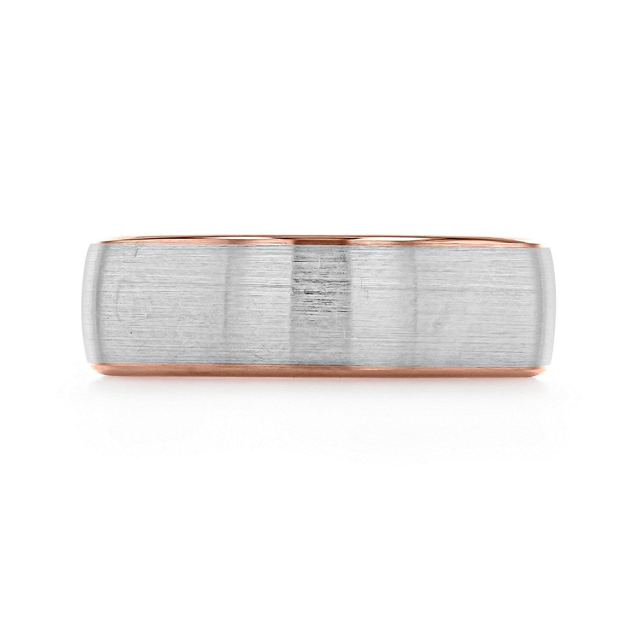 Brushed Finish Classic Wedding Band For Men - farrellouise