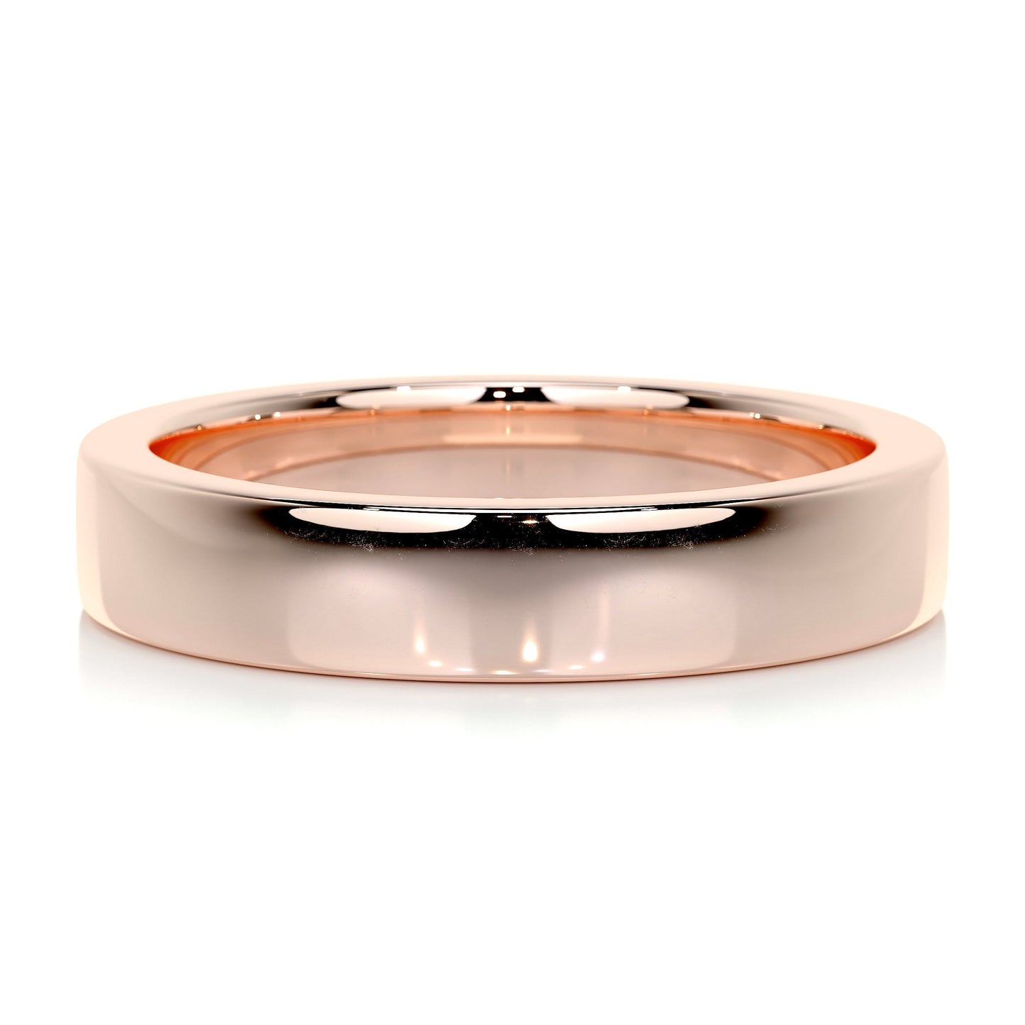Polished Finish Yellow Gold Classic Men's Band - farrellouise