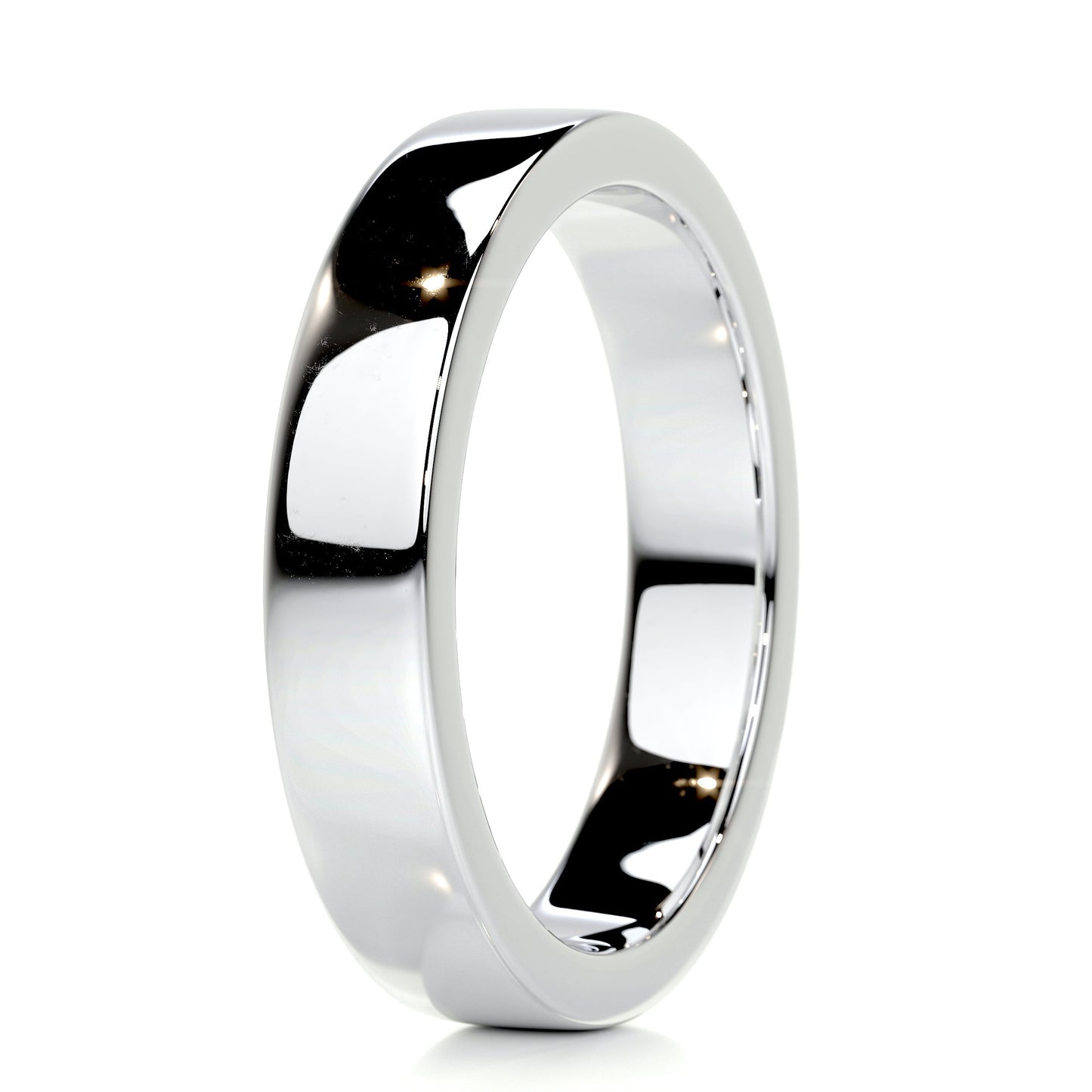 Polished Finish Yellow Gold Classic Men's Band - farrellouise