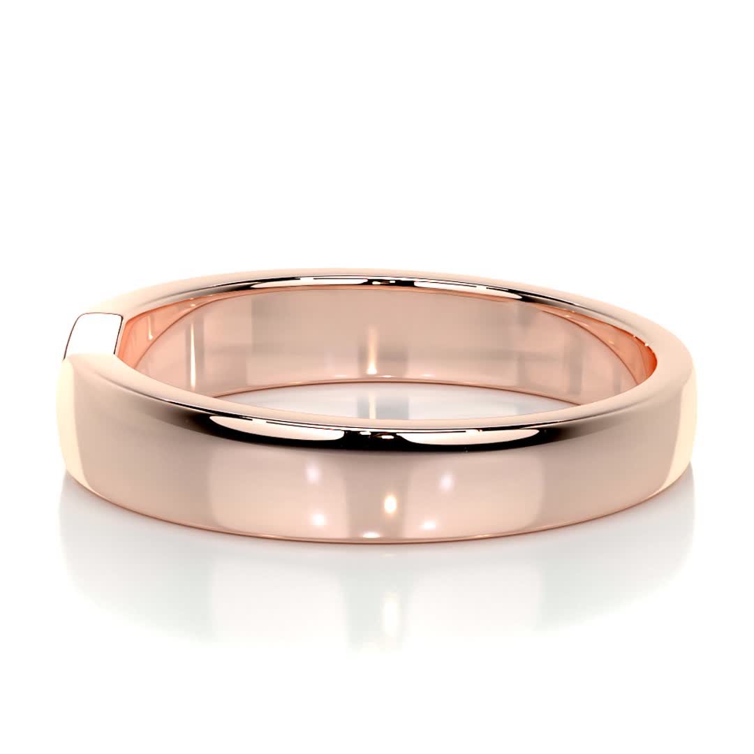 Polished Finish Classic Men's Wedding Band - farrellouise