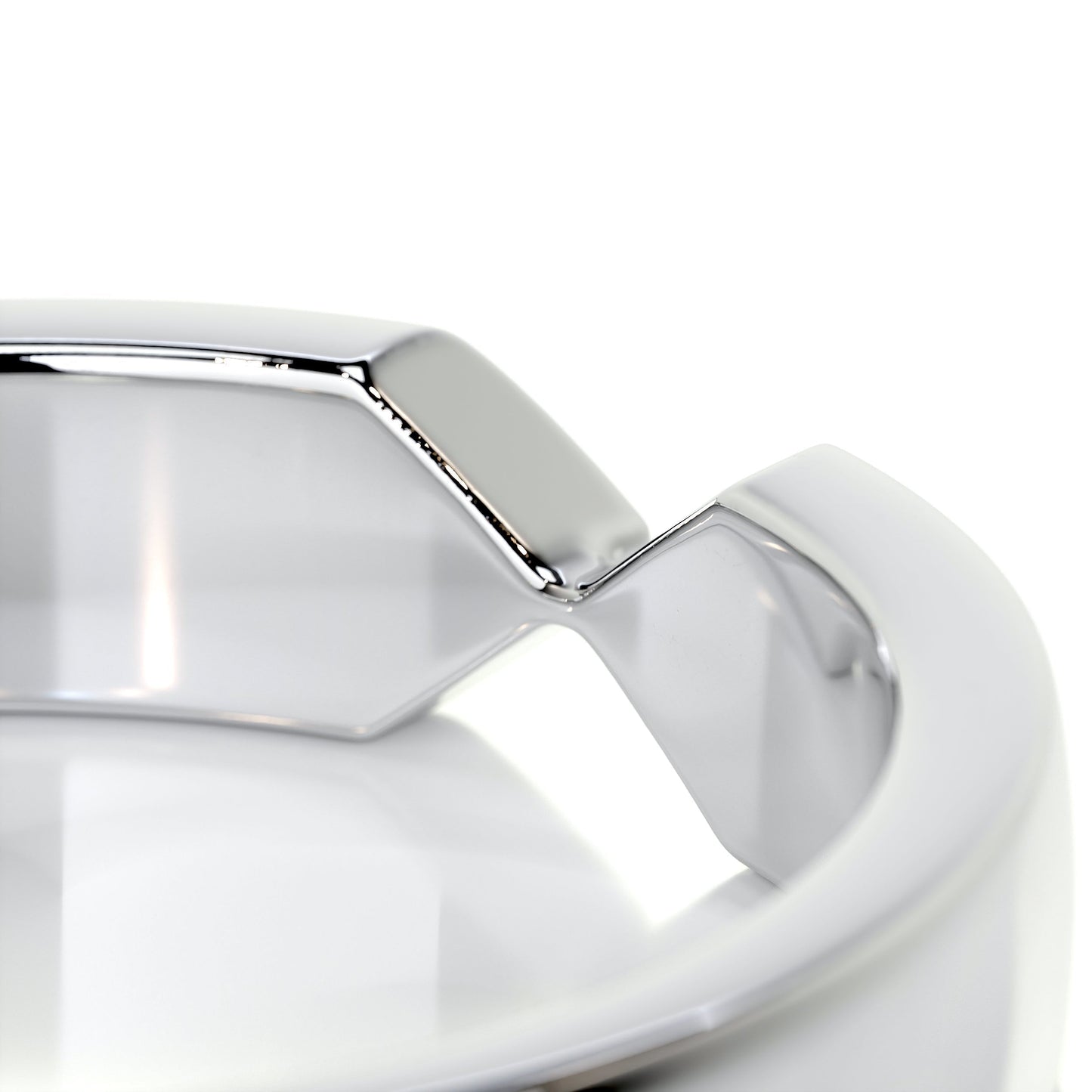 Polished Finish Classic Men's Wedding Band - farrellouise