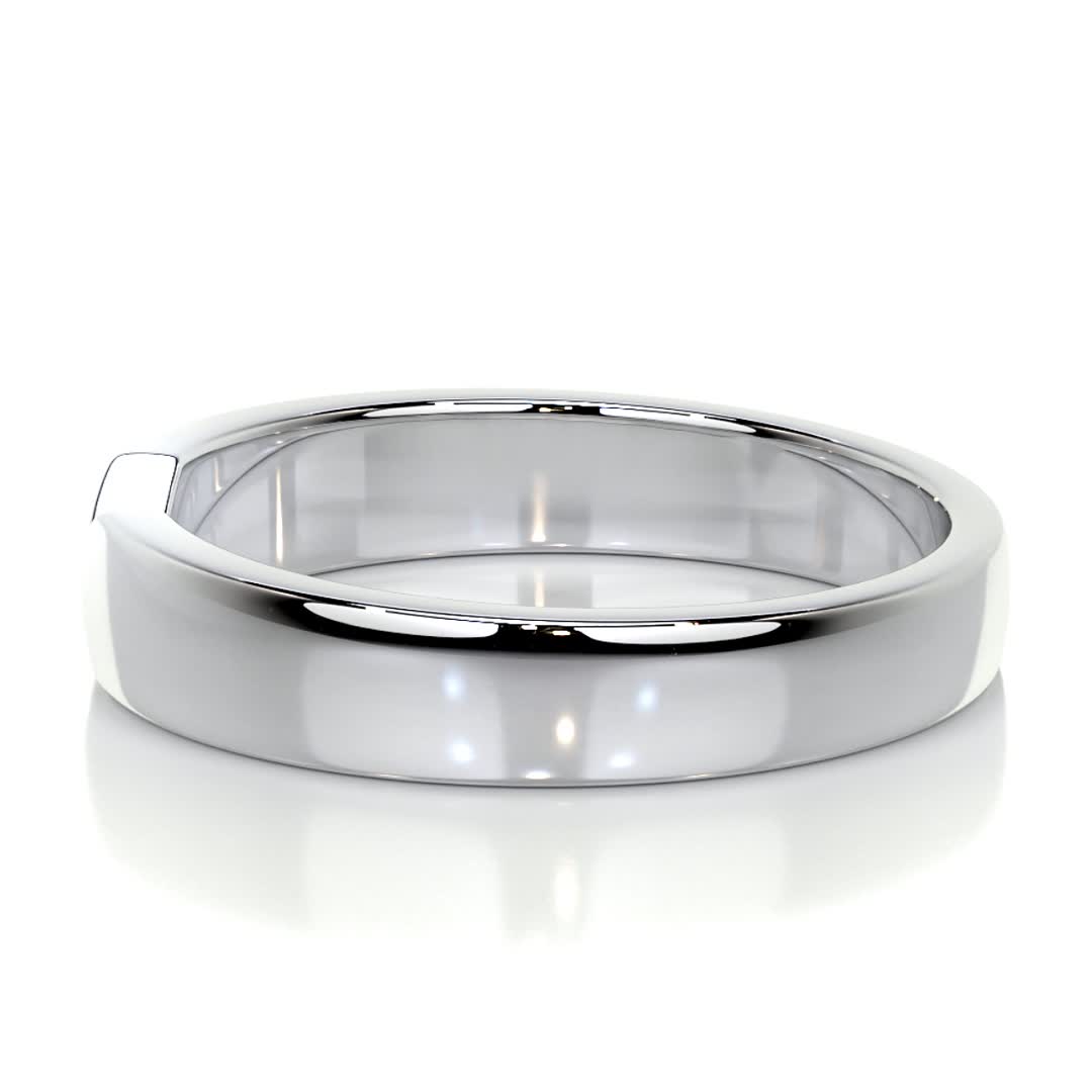 Polished Finish Classic Men's Wedding Band - farrellouise