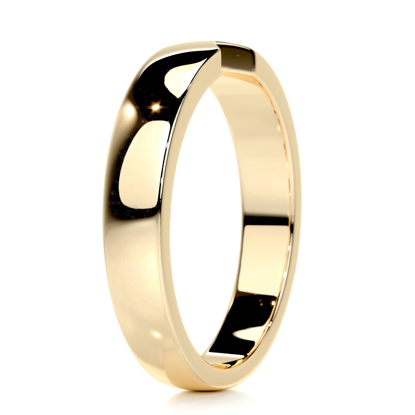 Polished Finish Classic Men's Wedding Band - farrellouise