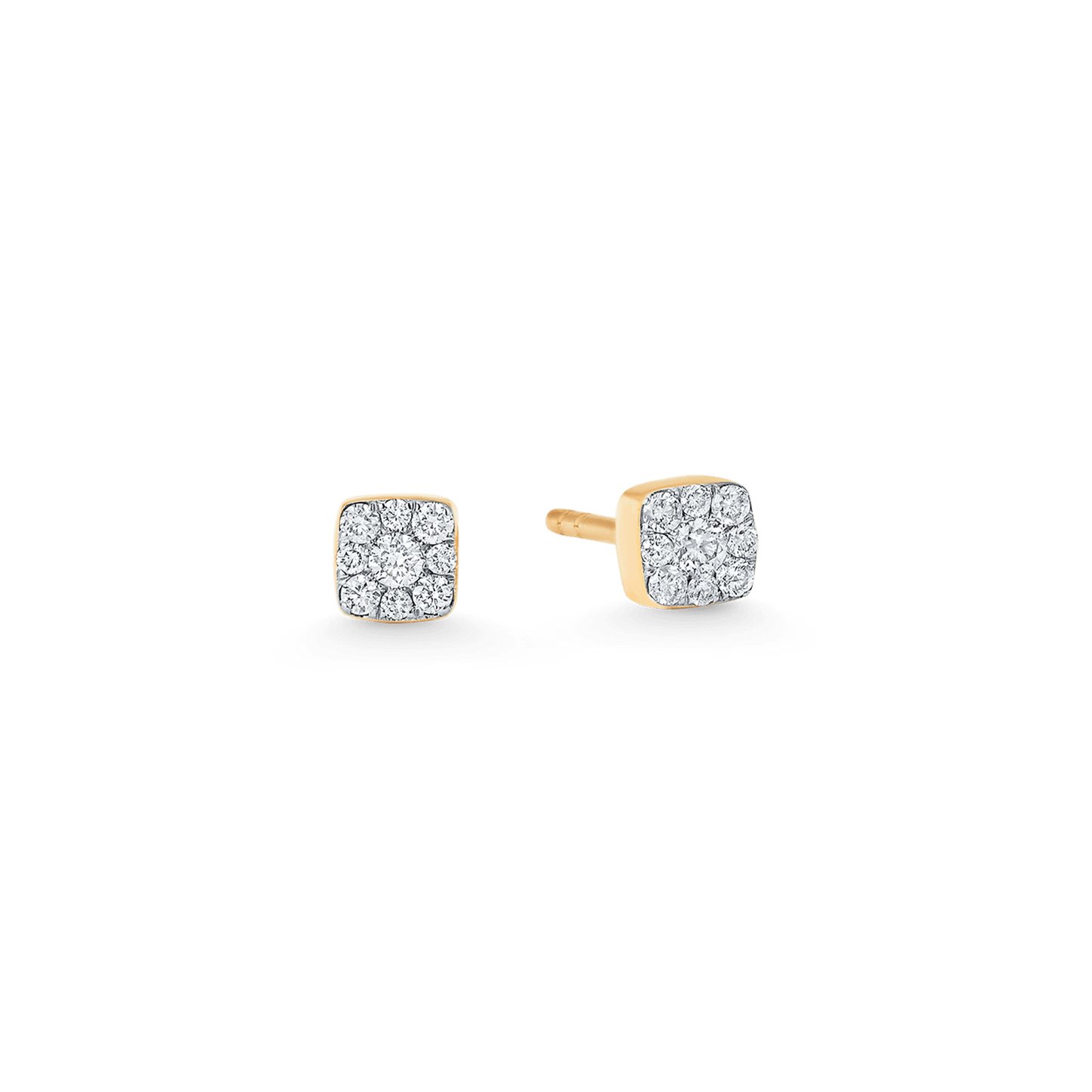 0.15 TCW Round Moissanite Diamond Stud Earrings - farrellouise