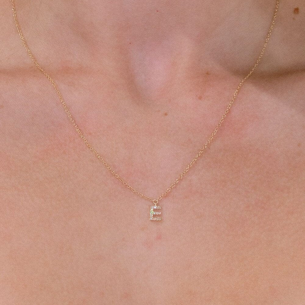 Customize- 0.05 TCW Round Moissanite Necklace - farrellouise