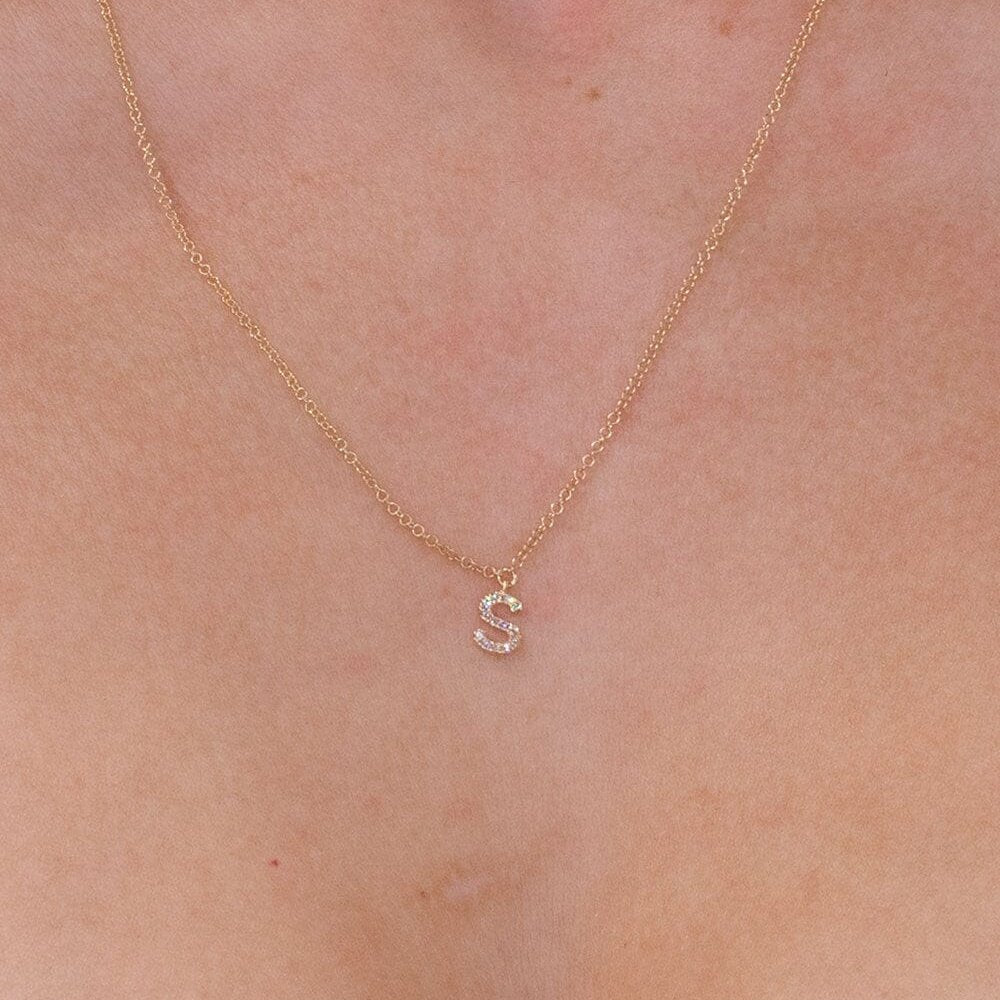 Customize- 0.05 TCW Round Moissanite Solitaire Necklace - farrellouise