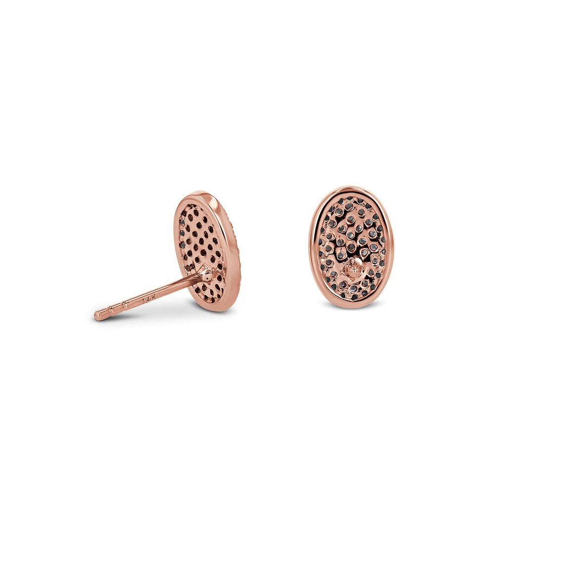 0.30 Round Moissanite Diamond Stud Earrings - farrellouise