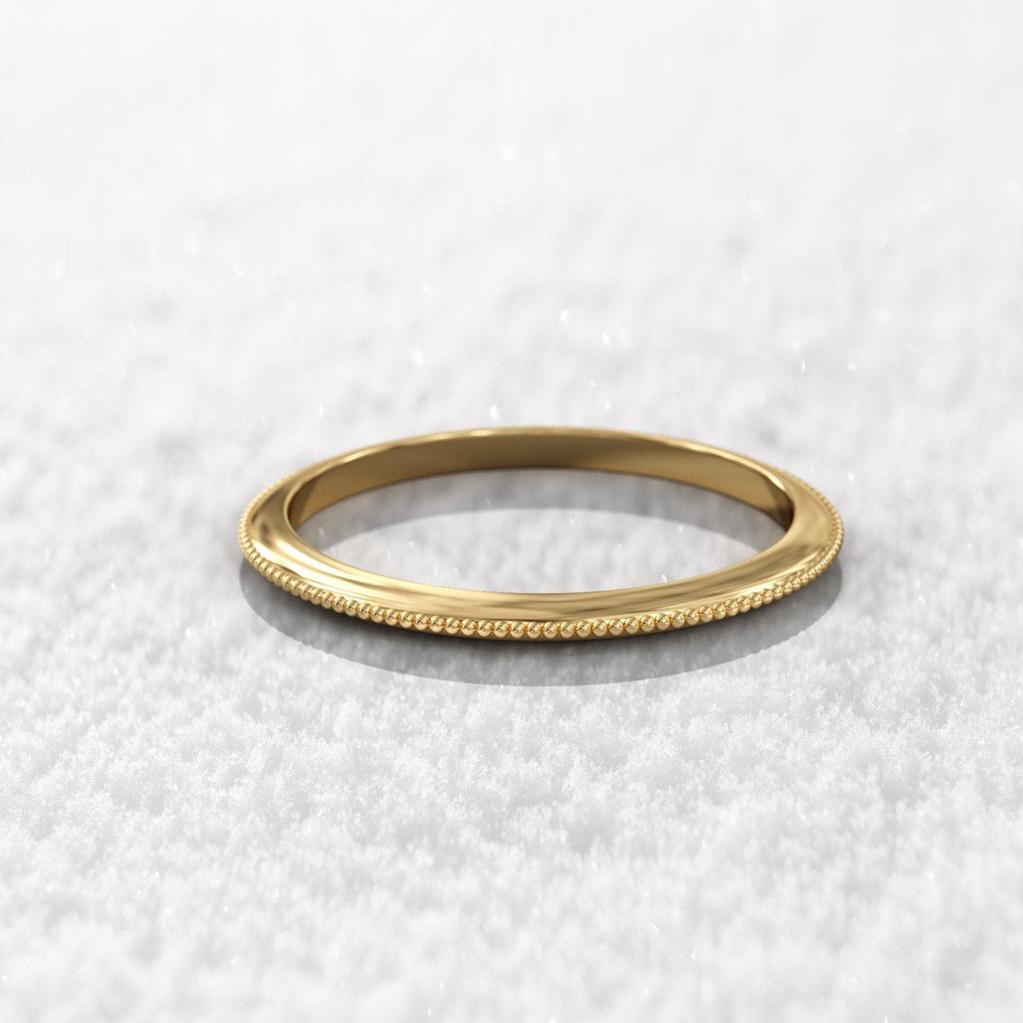 Milgrain Wedding Band - farrellouise