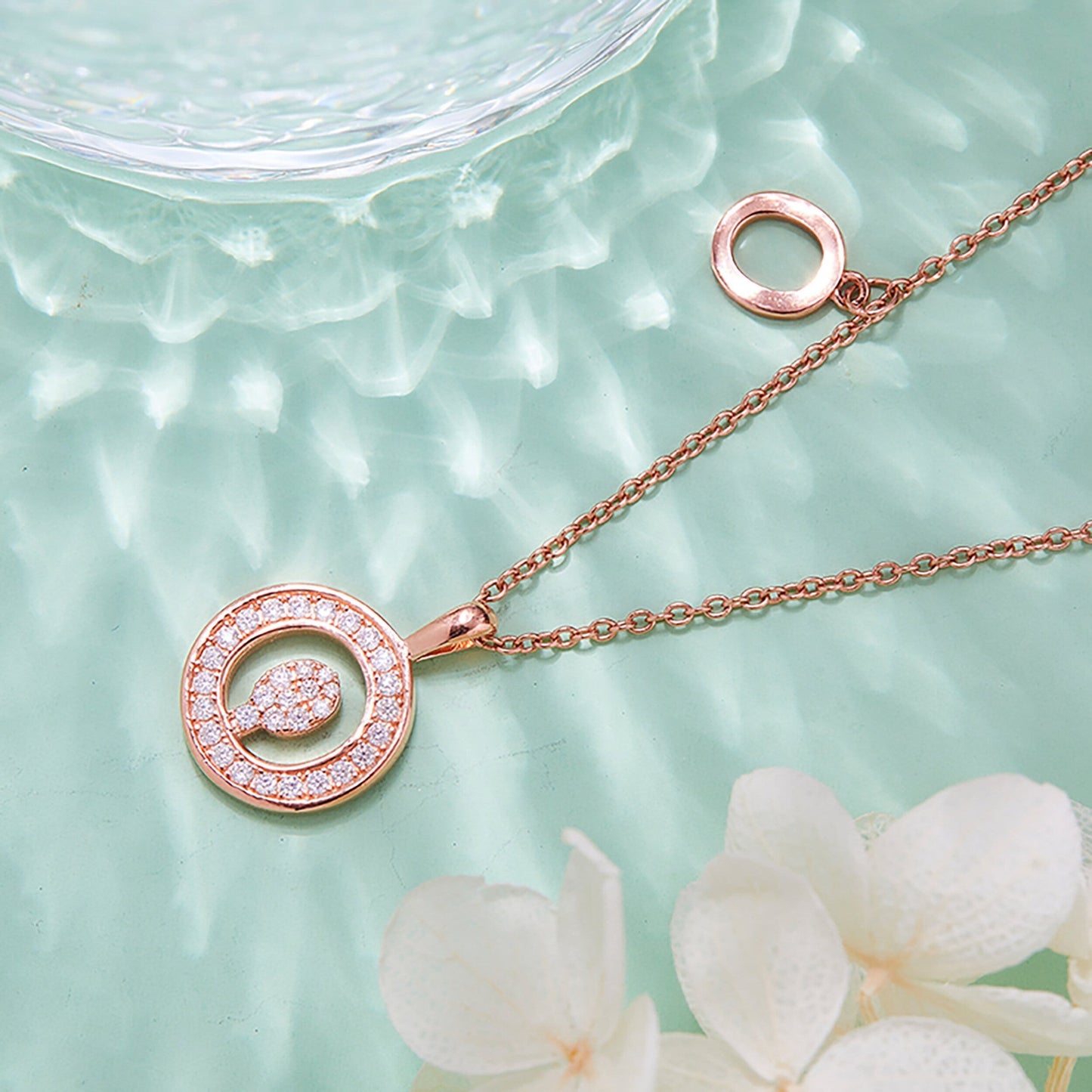 Customized "O" Letter Moissanite Diamond Necklace - farrellouise