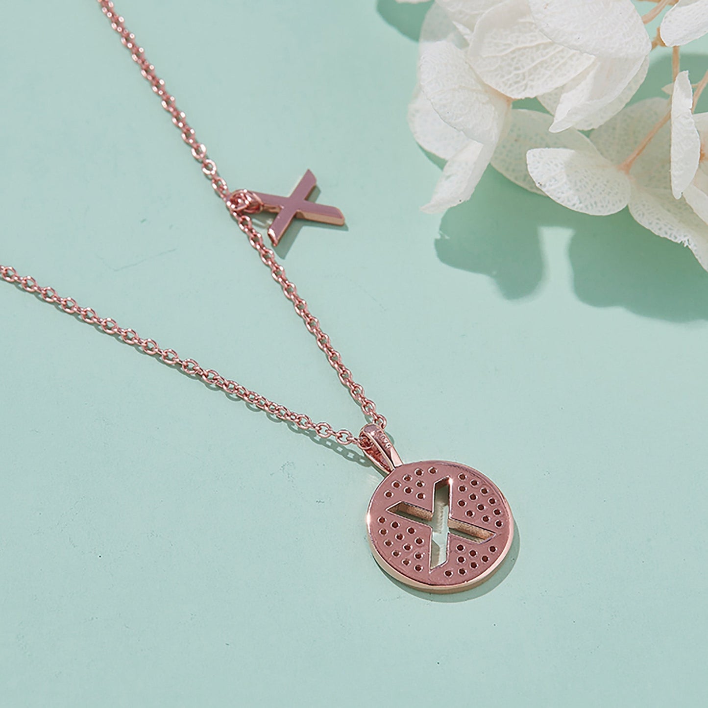 Customized "X" Letter Moissanite Diamond Necklace - farrellouise