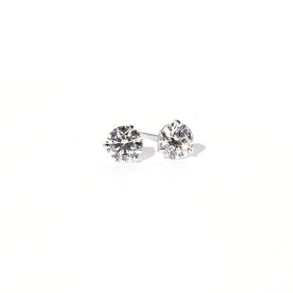 1.05 TCW Round Moissanite Stud Earrings - farrellouise