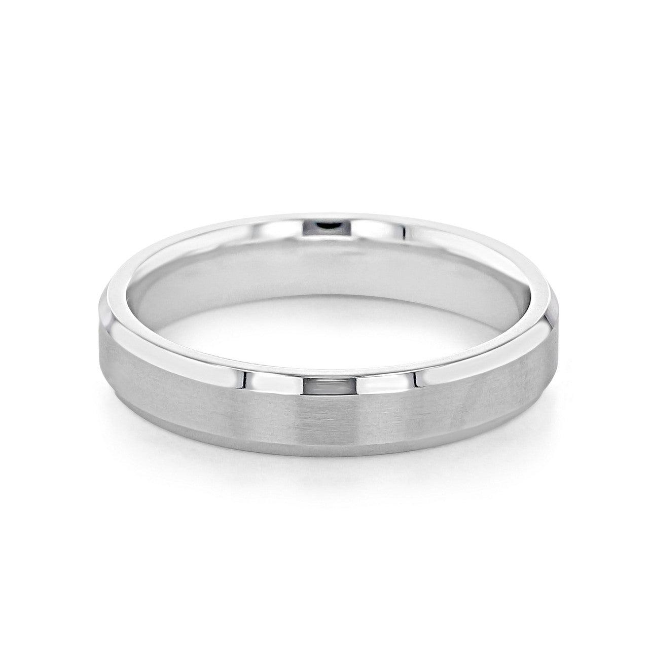 Brushed Finish Classic Men's Wedding Band - farrellouise