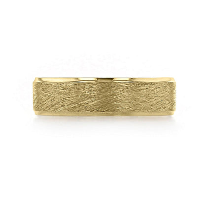Scratch Finish Classic Men's Wedding Band - farrellouise