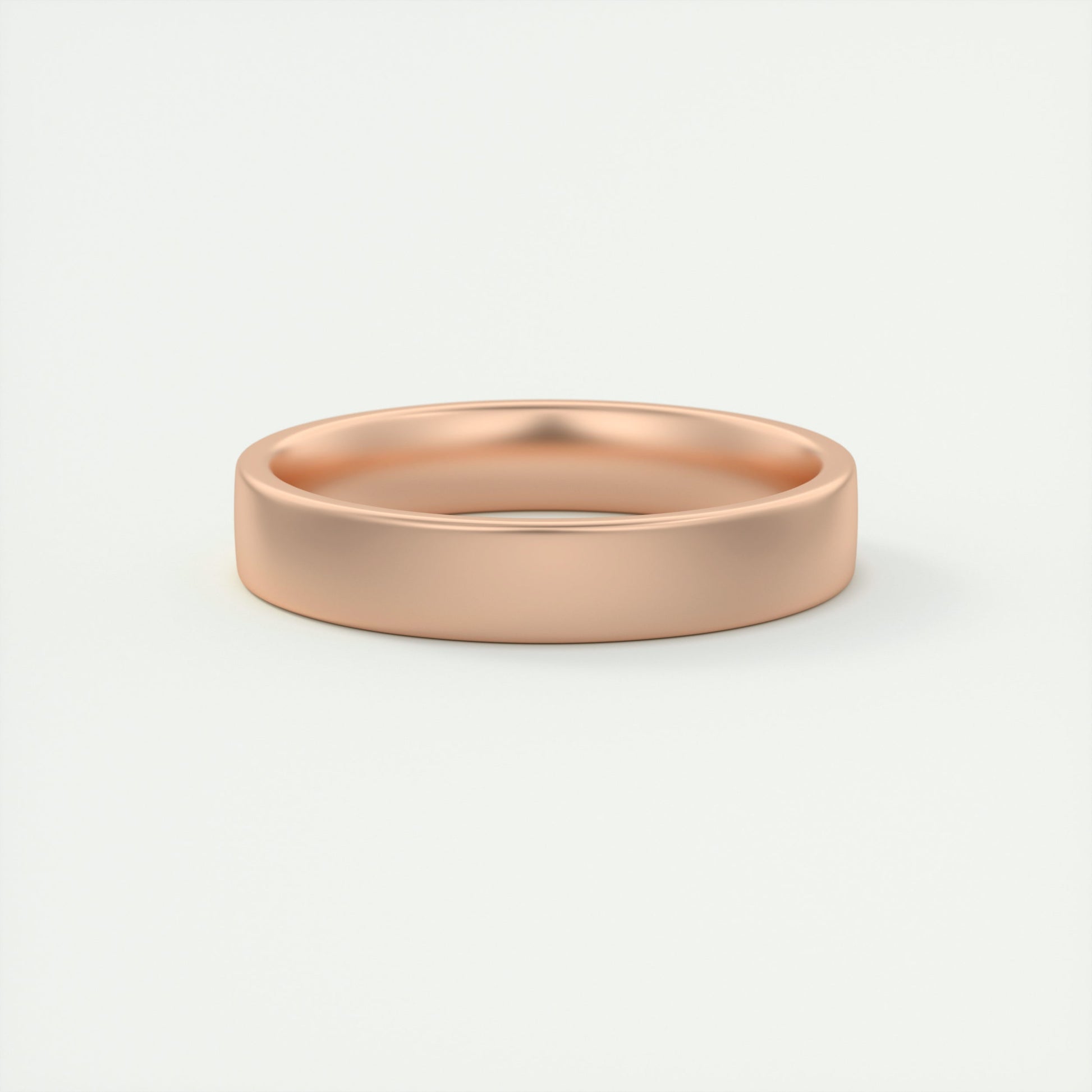 Satin-Finish Classic White Gold Men's Band - farrellouise