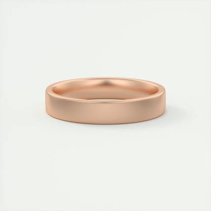 Satin-Finish Classic White Gold Men's Band - farrellouise