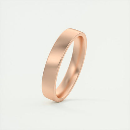 Satin-Finish Classic White Gold Men's Band - farrellouise