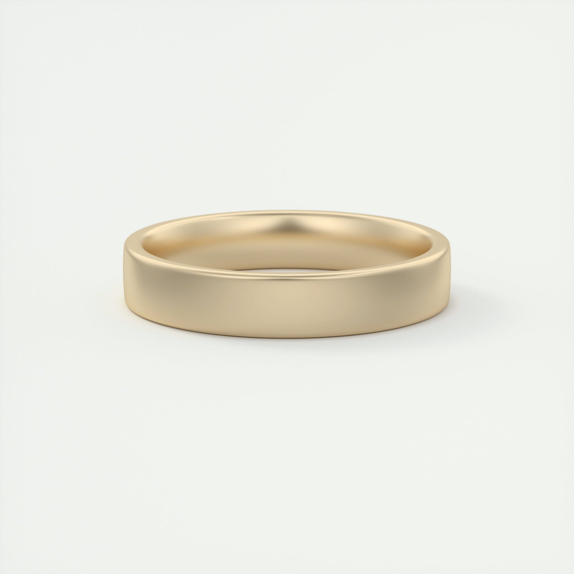 Satin-Finish Classic White Gold Men's Band - farrellouise