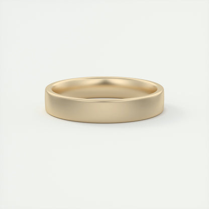 Satin-Finish Classic White Gold Men's Band - farrellouise