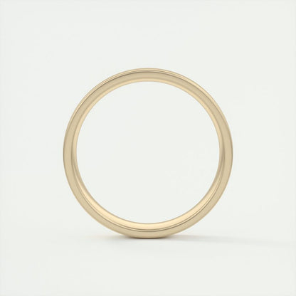 Satin-Finish Classic White Gold Men's Band - farrellouise