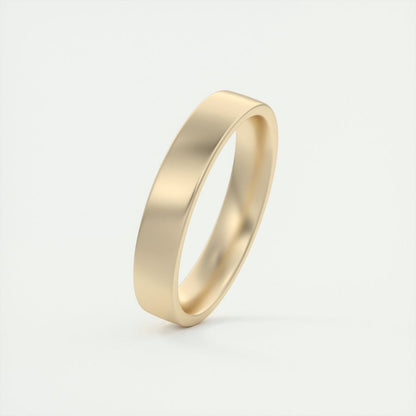 Satin-Finish Classic White Gold Men's Band - farrellouise