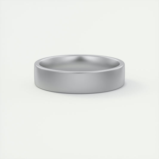 Classic Satin-Finish Yellow Gold Men's Band - farrellouise