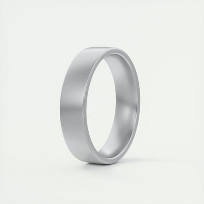 Classic Satin-Finish Yellow Gold Men's Band - farrellouise