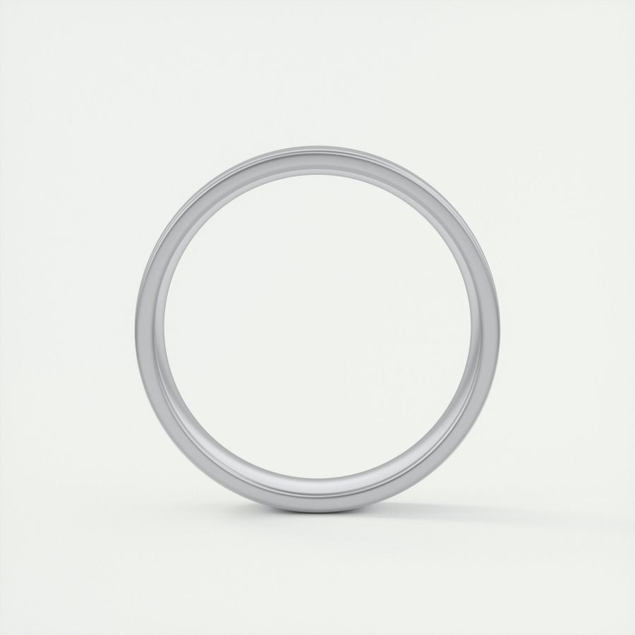 Classic Satin-Finish Yellow Gold Men's Band - farrellouise