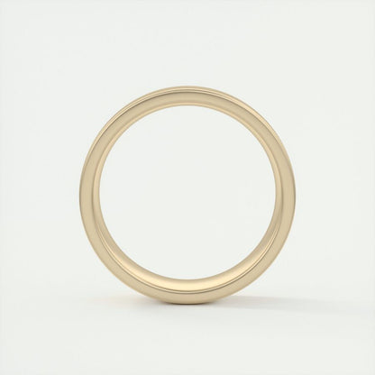 Satin-Finish Rose Gold Regular Men's Band - farrellouise