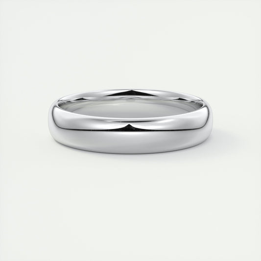 Polished Finish Regular Yellow Gold Men's Band - farrellouise