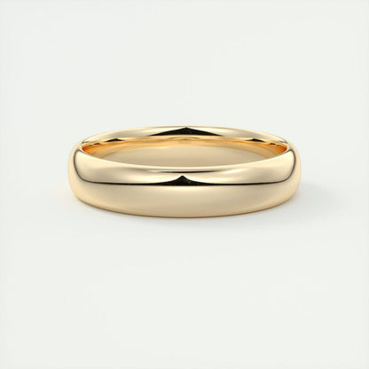 Classic Polished Finish White Gold Men's Band - farrellouise