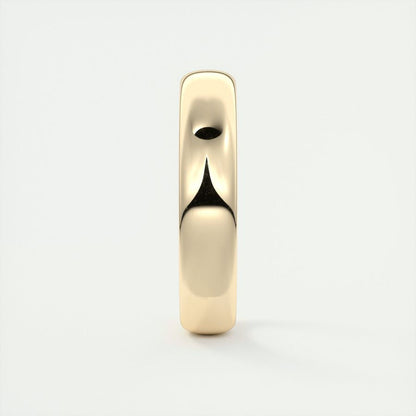 Polished Finish Regular Yellow Gold Men's Band - farrellouise