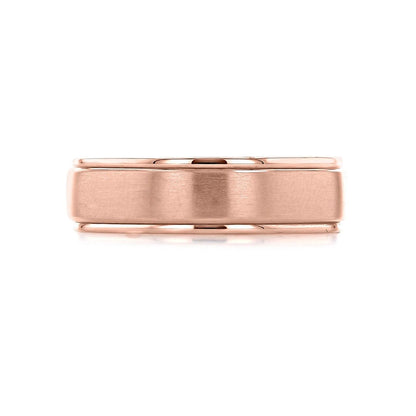 Men's Brushed Finish Classic Wedding Band - farrellouise
