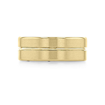 Men's Brushed Finish Classic Wedding Band - farrellouise