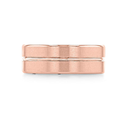 Men's Brushed Finish Classic Wedding Band - farrellouise