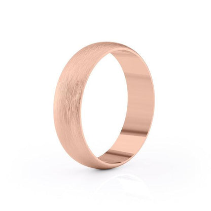Classic Brushed Finish Wedding Band For Men - farrellouise