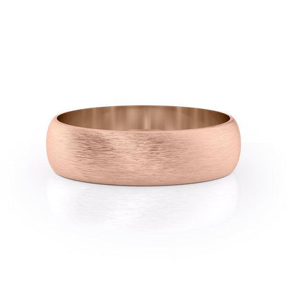 Classic Brushed Finish Wedding Band For Men - farrellouise