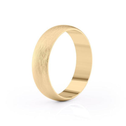 Classic Brushed Finish Wedding Band For Men - farrellouise