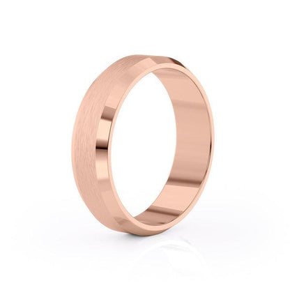 Classic Brushed Finish Wedding Band For Men - farrellouise