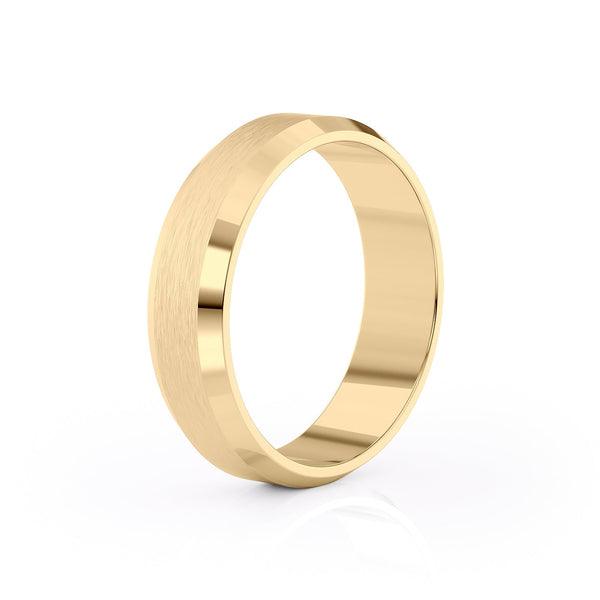 Classic Brushed Finish Wedding Band For Men - farrellouise