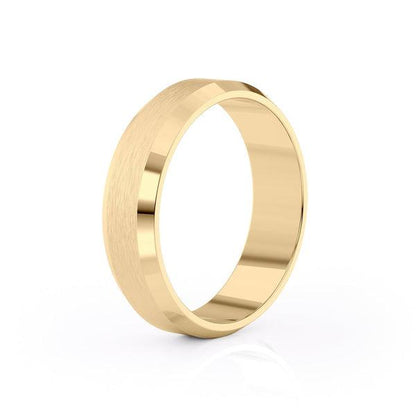 Classic Brushed Finish Wedding Band For Men - farrellouise
