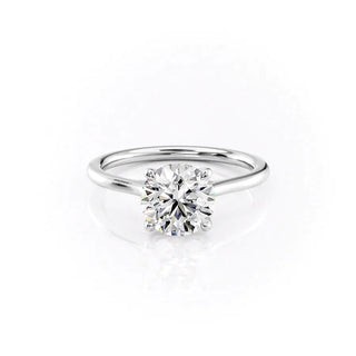 2.50 CT Round Moissanite Solitaire Engagement Ring - farrellouise