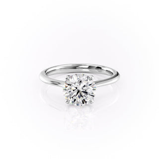 2.50 CT Round Moissanite Solitaire Engagement Ring - farrellouise