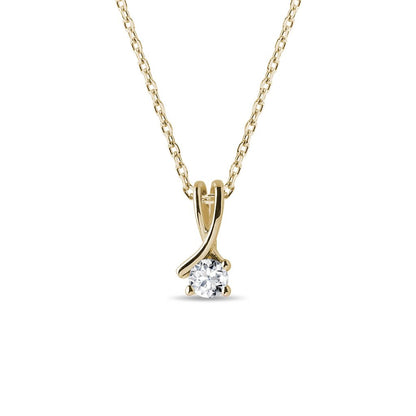 0.50 CT Round Moissanite Diamond Solitaire Pendent Necklace - farrellouise