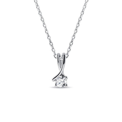 0.50 CT Round Moissanite Diamond Solitaire Pendent Necklace - farrellouise